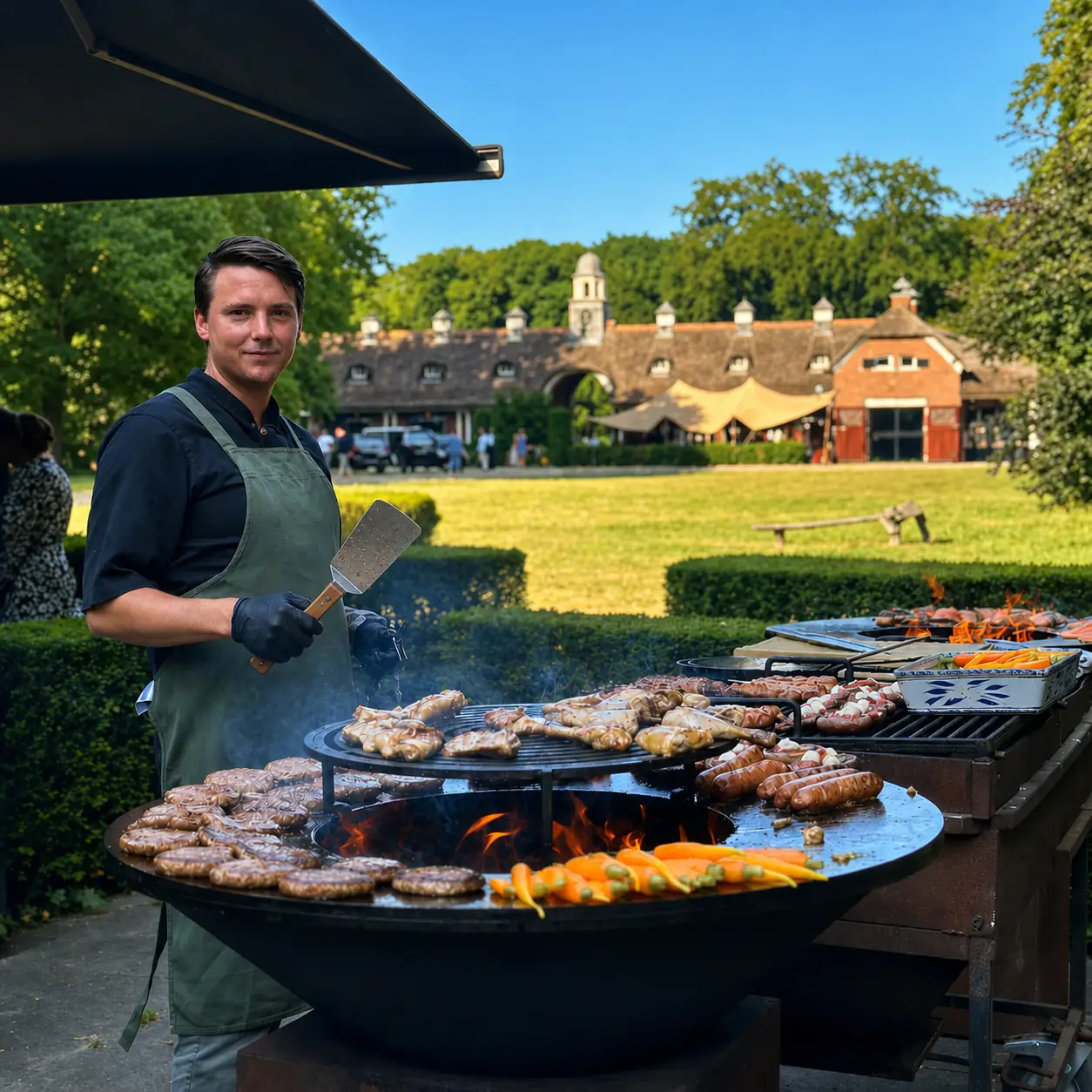 Barbecue catering op locatie in Cuijk door Jeffs Catering