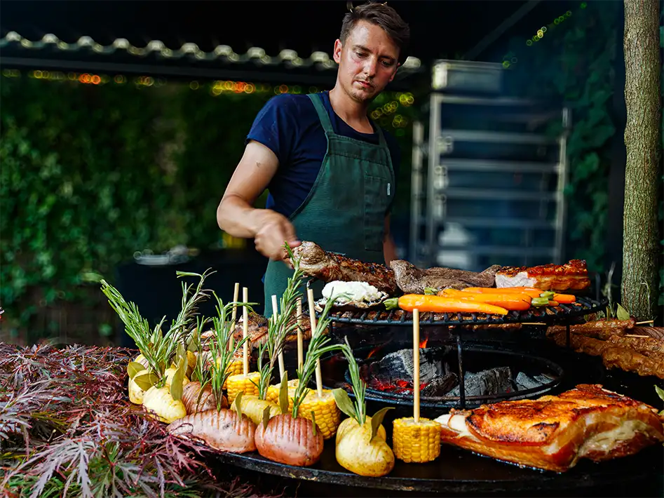 Luxe barbecue gerechten verzorgd door Jeffs Catering